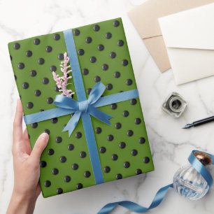Ladybug-Stippen-Groen- Papier voor overvulling