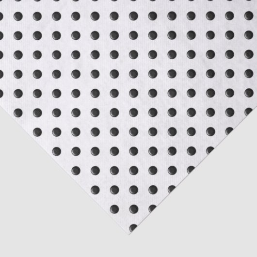 Ladybug-Stippen-zwart-wit- Tissuepapier (Detail)