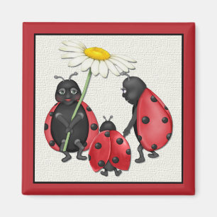 Ladybug Stroll Magneet