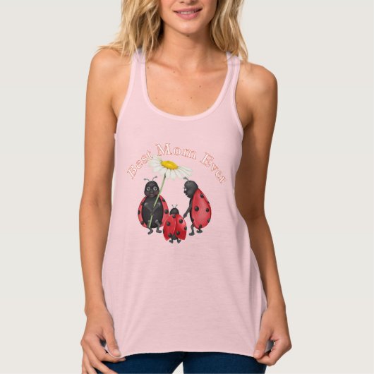 Ladybug Stroll - Mam Tanktop (Voorkant)