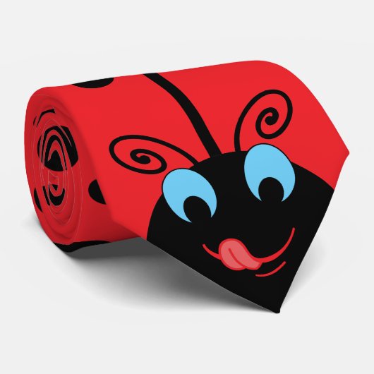 Ladybug Stropdas (Opgerold)