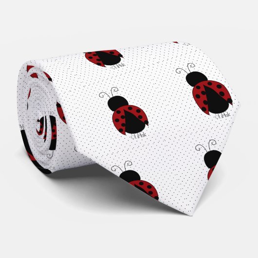 Ladybug-Stropdas Stropdas (Opgerold)