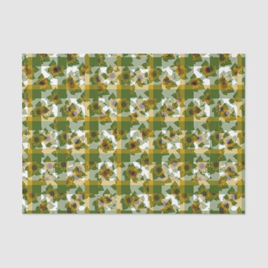 Ladybug-Sunflower-Pset Tissuepapier (Voorkant)