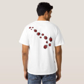 Ladybug T-shirts Ladybug Unisex Shirten (Achterkant volledig)