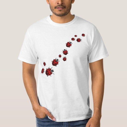 Ladybug T-shirts Ladybug Unisex Shirten (Voorkant)