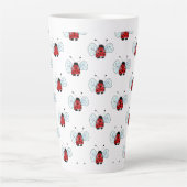 Ladybug Table Lamp Latte Mok (Voorkant)