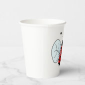 Ladybug Table Lamp Papieren Bekers (Rechts)