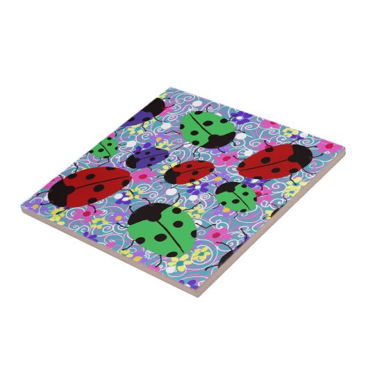 Ladybug Tegeltje (Zijkant)