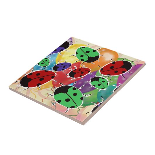 Ladybug Tegeltje (Zijkant)