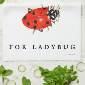 Ladybug Theedoek (Gevouwen)