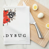 Ladybug Theedoek (Quarter Fold)