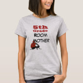 LadyBug Thema Schoolkamer Moeder T-shirt (Voorkant)