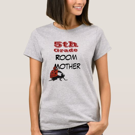 LadyBug Thema Schoolkamer Moeder T-shirt