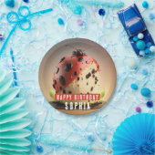 Ladybug thema taart - Verjaardag Papieren Bordje (Feest)