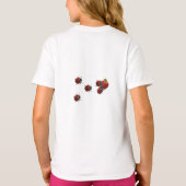 Ladybug Thema Terug naar school T-shirt (Achterkant)
