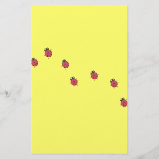 Ladybug-themabrochure voor kinderopvang flyer (Achterkant)