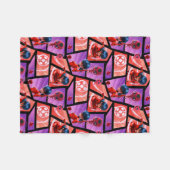 Ladybug & Tikki Patroon Fleece Deken (Voorkant (Horizontaal))