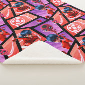 Ladybug & Tikki Patroon Sherpa Deken (3/4)