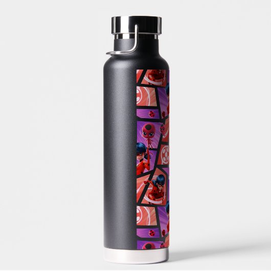 Ladybug & Tikki Patroon Waterfles (Rechts)