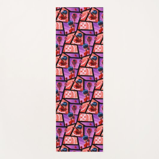 Ladybug & Tikki Patroon Yogamat (Voorkant)