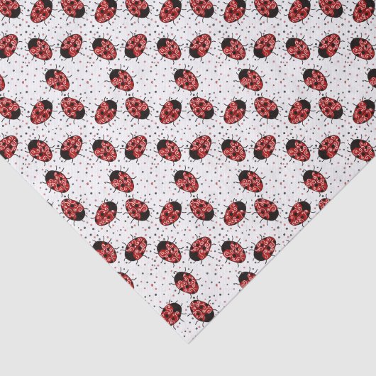 Ladybug Tissuepapier (Detail)
