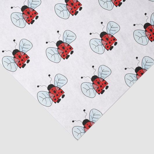 Ladybug Tissuepapier (Detail)