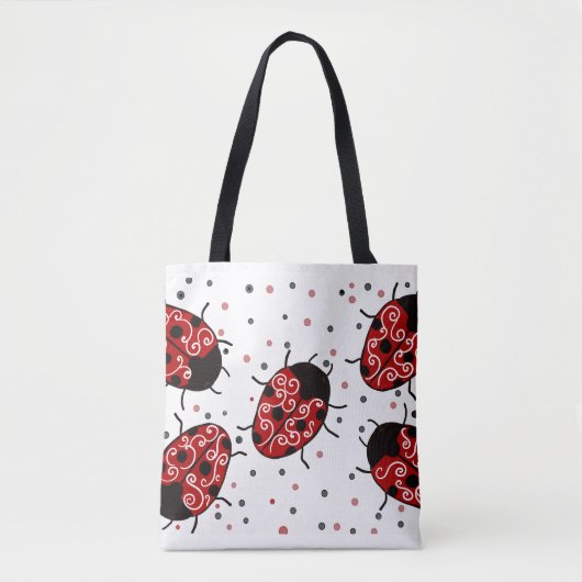 Ladybug Tote Bag (Voorkant)