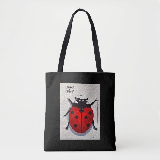 Ladybug Tote Bag (Voorkant)