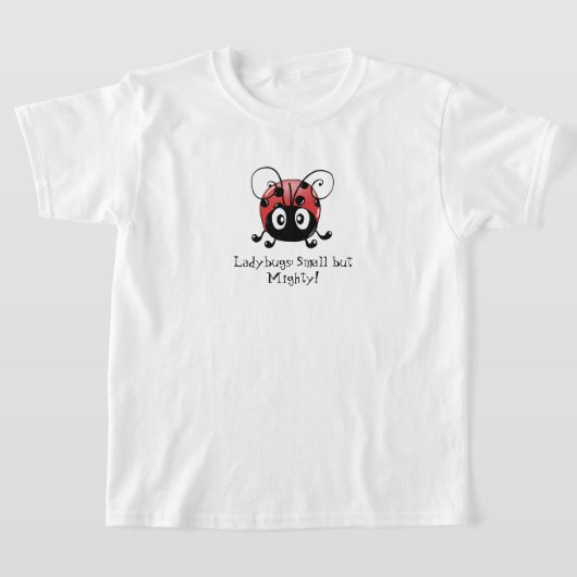 Ladybug Tuin Party T-Shirt - Whimsical Design (Laagn)
