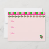 Ladybug uitnodigingen (Achterkant)