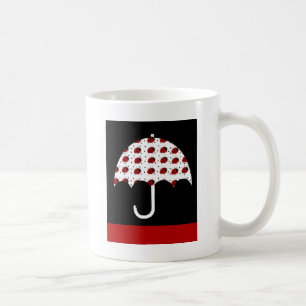 Ladybug Umbrella Design Koffiemok