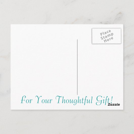 Ladybug Verjaardag Bedankt Briefkaart (Achterkant)