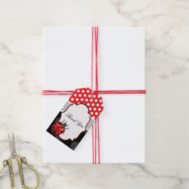 Ladybug Verjaardag Dank u Cadeaulabel