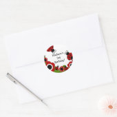 Ladybug Verjaardag Sticker (Envelop)