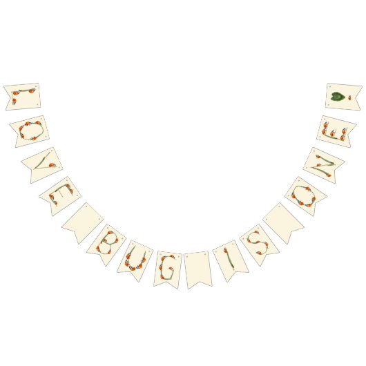 Ladybug Verjaardagsfeest - Een jaar oude 1e Verjaa Vlaggetjes (Alle)