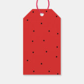 Ladybug Verjaardagsfeestje Favor Gift Label Cadeaulabel (Achterkant)