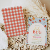 Ladybug verjaardagsuitnodiging | Land Verjaardag Kaart