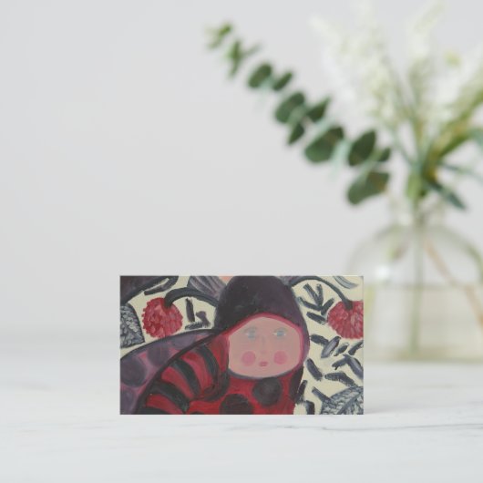 Ladybug-Visitekaartje Visitekaartje (Staand voorkant)