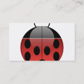 Ladybug-Visitekaartjes Visitekaartje (Achterkant)