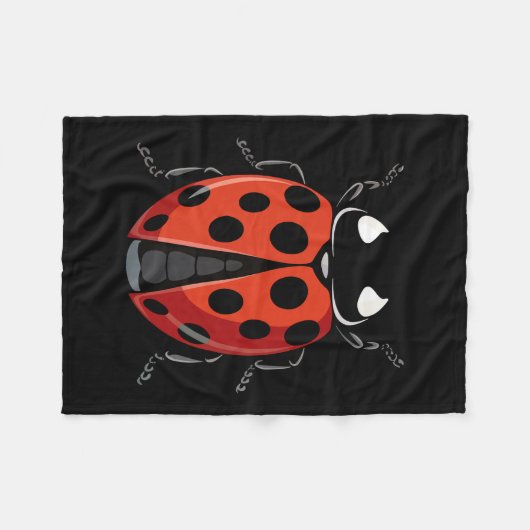 Ladybug Volwassen Kinder Mannen Vrouwen Ladybug Ko Fleece Deken (Voorkant (Horizontaal))