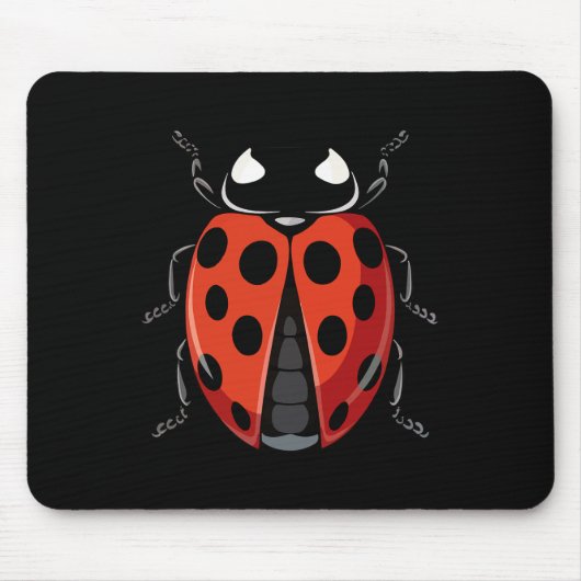 Ladybug Volwassen Kinder Mannen Vrouwen Ladybug Ko Muismat (Voorkant)