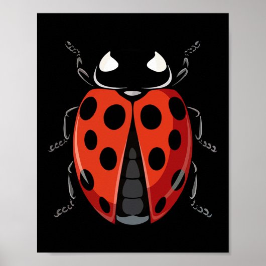 Ladybug Volwassen Kinder Mannen Vrouwen Ladybug Ko Poster (Voorkant)