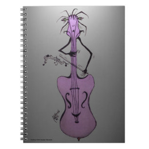 LadyBug VooDoo Ghoulie Band Cello/Upright-laptop Notitieboek