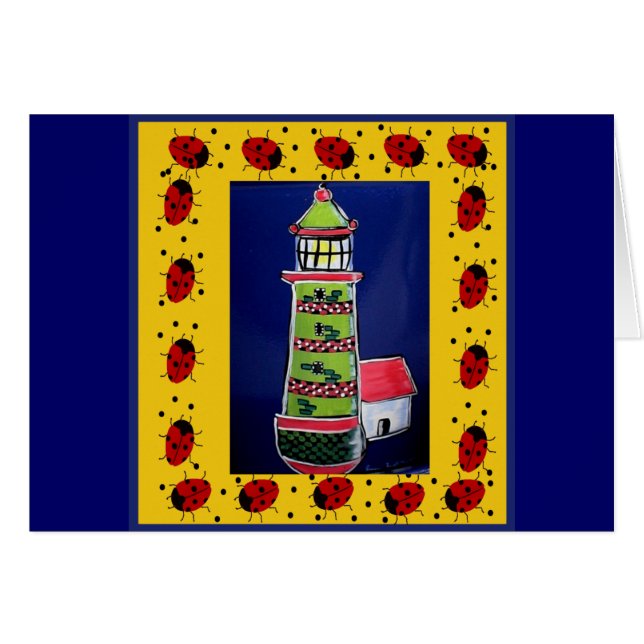 Ladybug-vuurtoren (Voorkant Horizontaal)