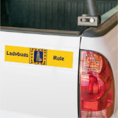 Ladybug-vuurtoren Bumpersticker (Op Truck)