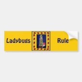 Ladybug-vuurtoren Bumpersticker (Voorkant)