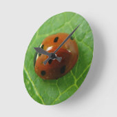 Ladybug Wall Clock Ronde Klok (Hoek)