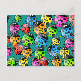 Ladybug Wallpaper Briefkaart