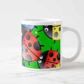 Ladybug Wallpaper Grote Koffiekop (Rechts)