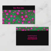 Ladybug Wallpaper, Jouw naam hier Visitekaartje (Voorkant / Achterkant)